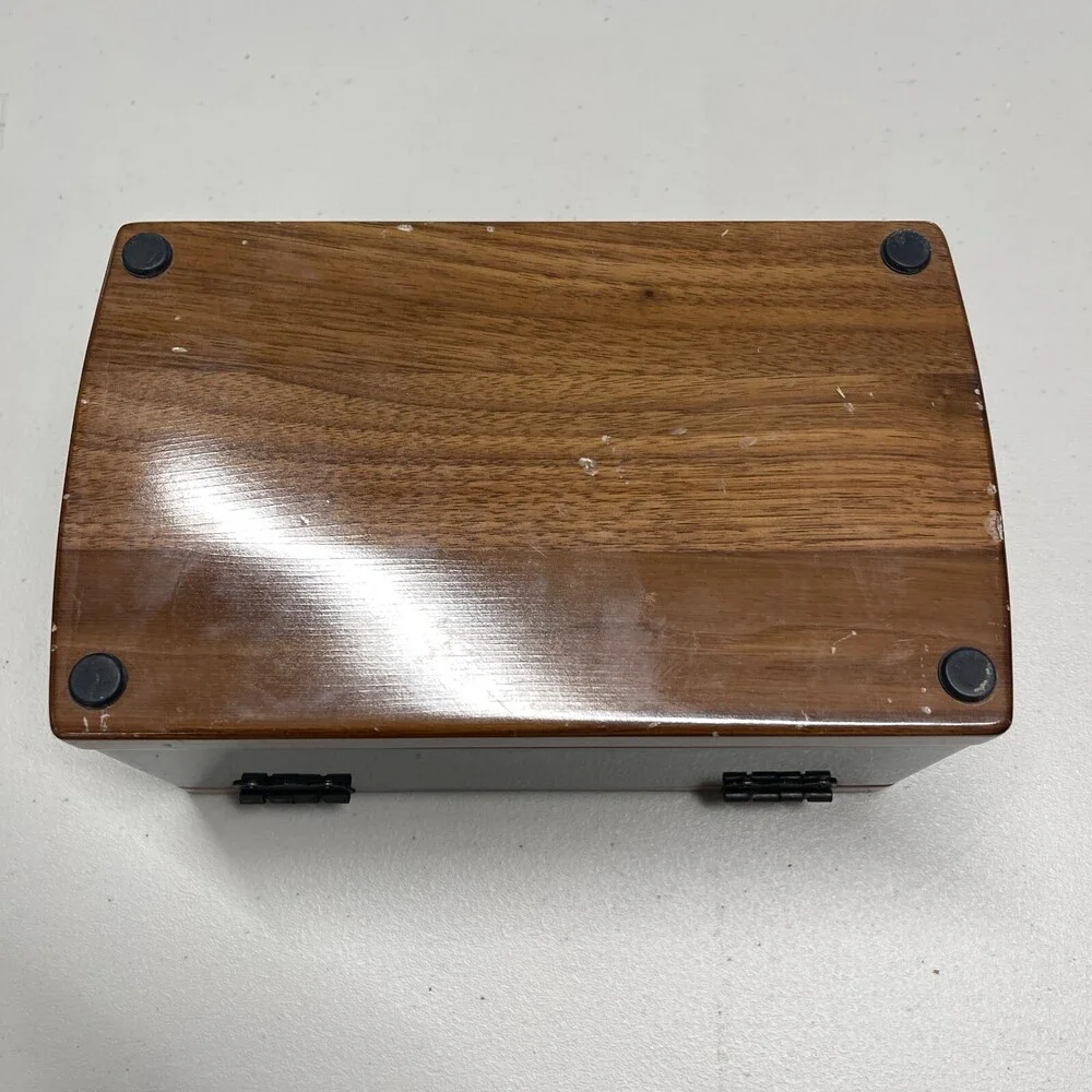 2018 Lincoln Continental Center Console Box Brown Wood Grain Black